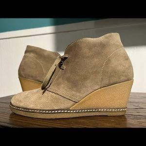 J Crew Macalister suede wedge boot 9